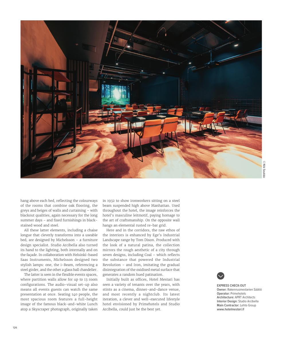 Sleeper Magazine feature on Hotel Mestari, Helsinki, page 3
